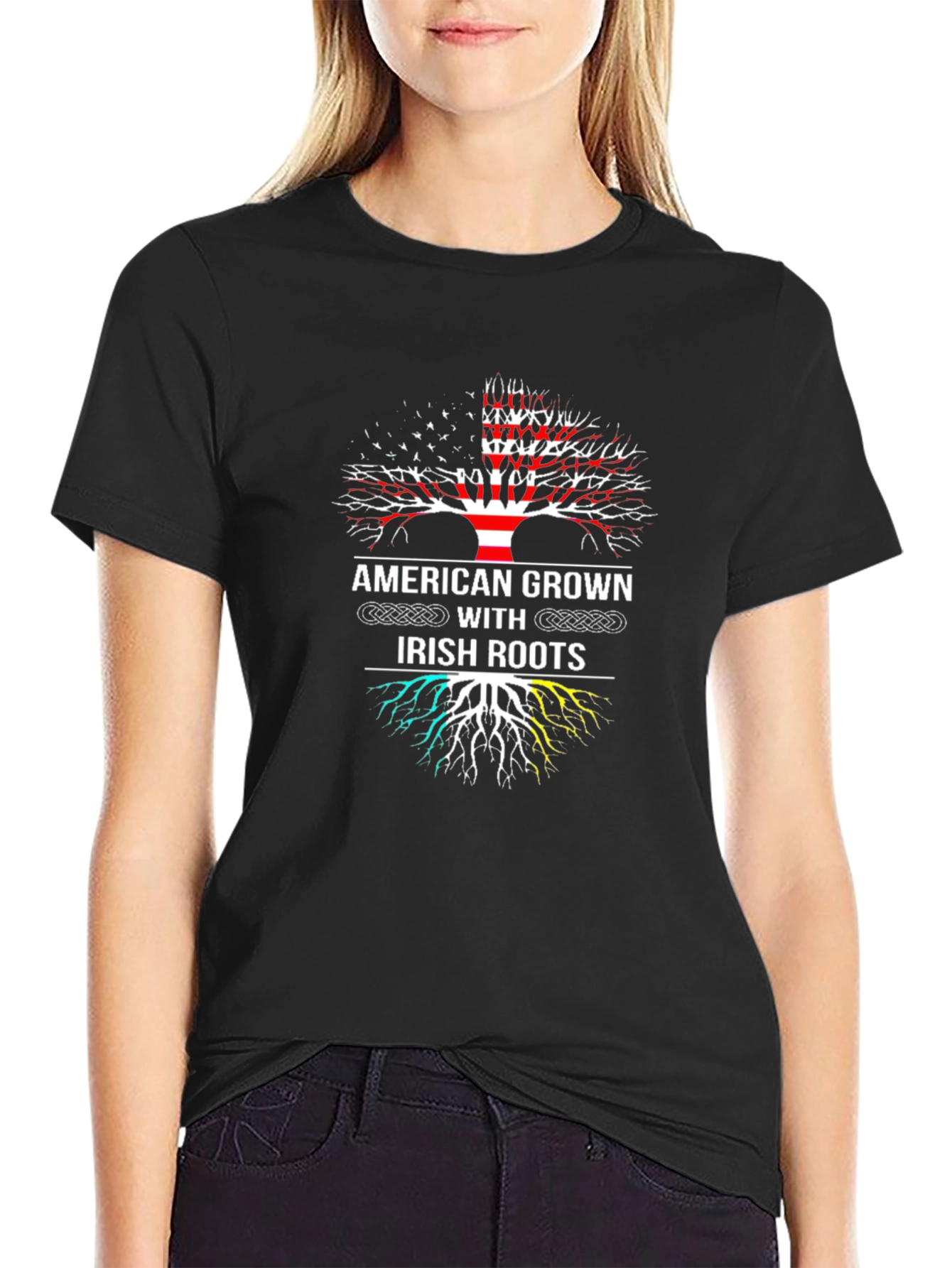 American Grown Irish Roots T-Shirt