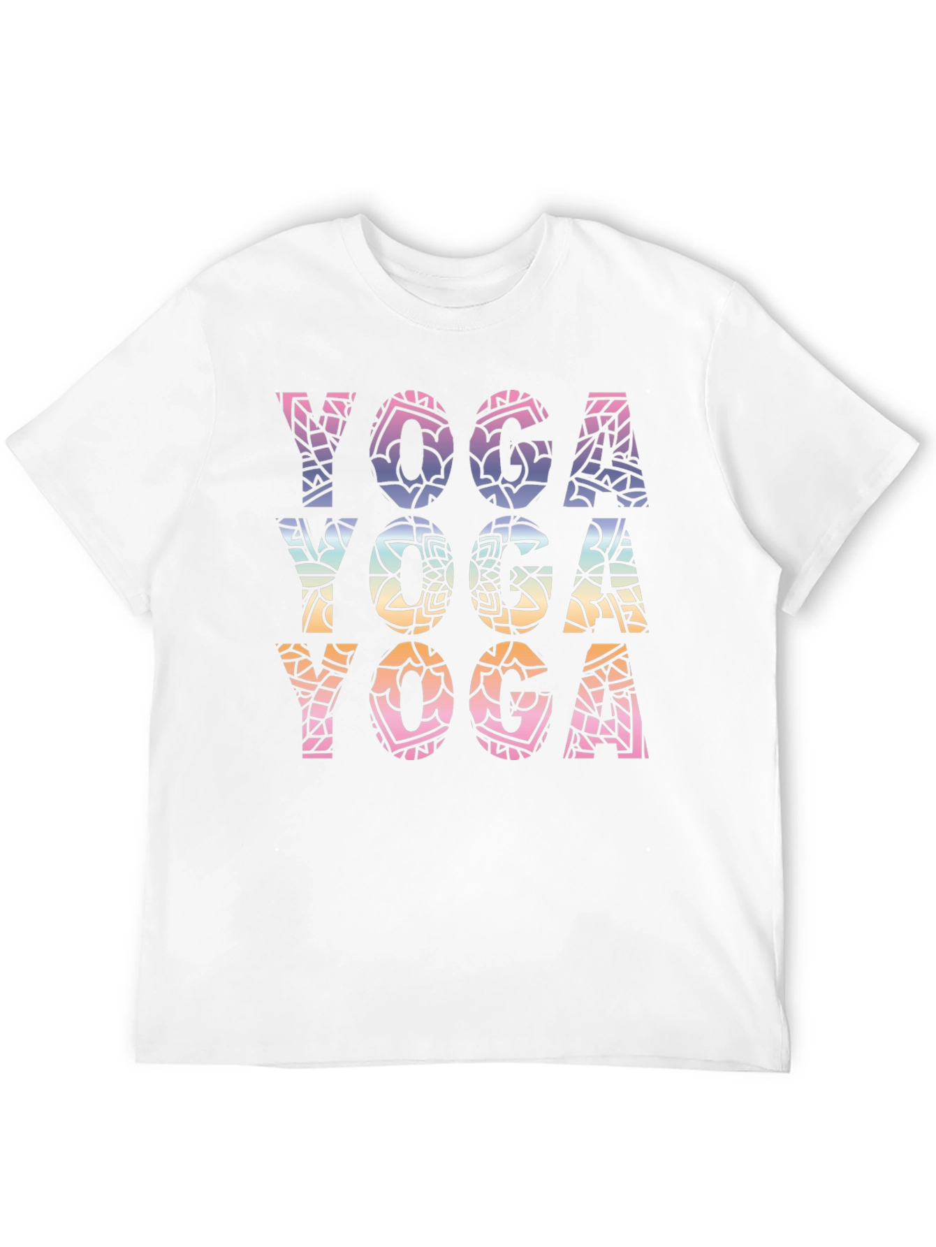 Yoga Mandala Graphic Tee - Relaxed Fit