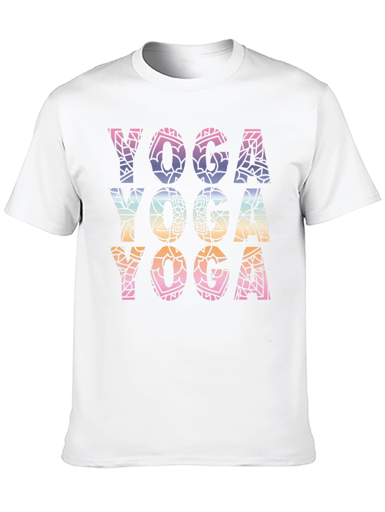 Yoga Mandala Graphic Tee - Relaxed Fit