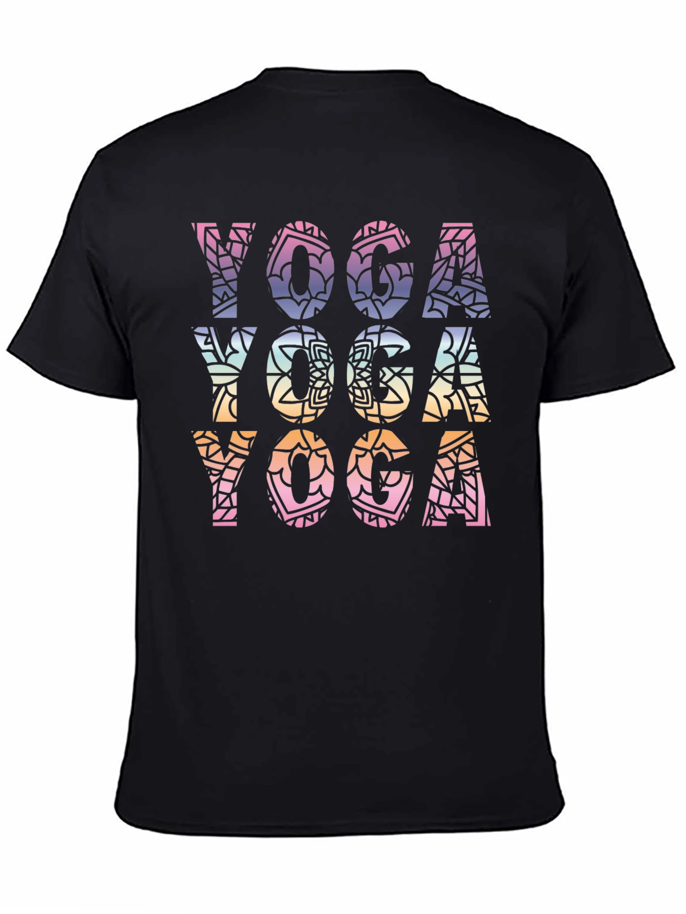 Yoga Mandala Graphic Tee - Relaxed Fit