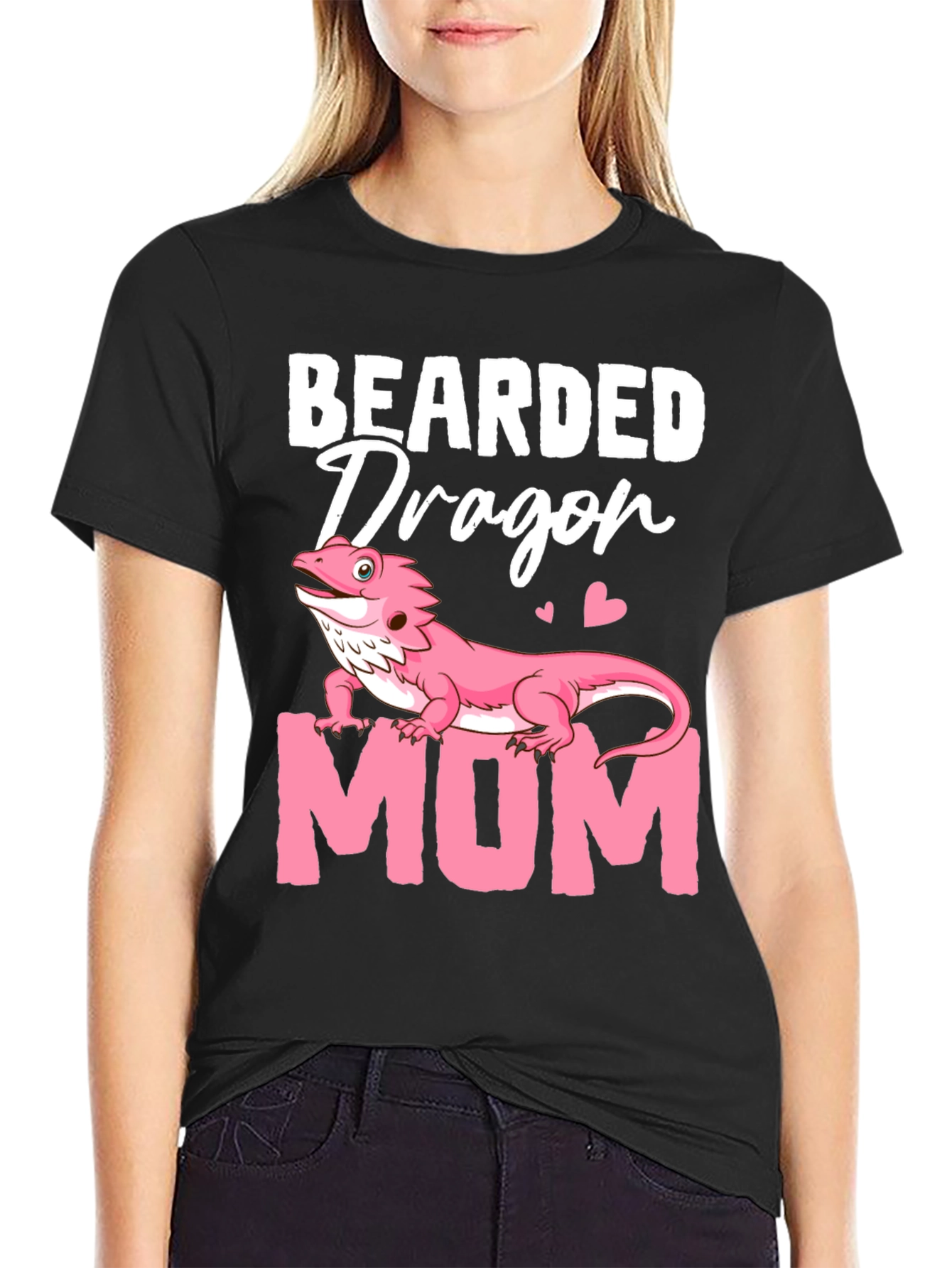 Bearded Dragon Mom Graphic T-Shirt