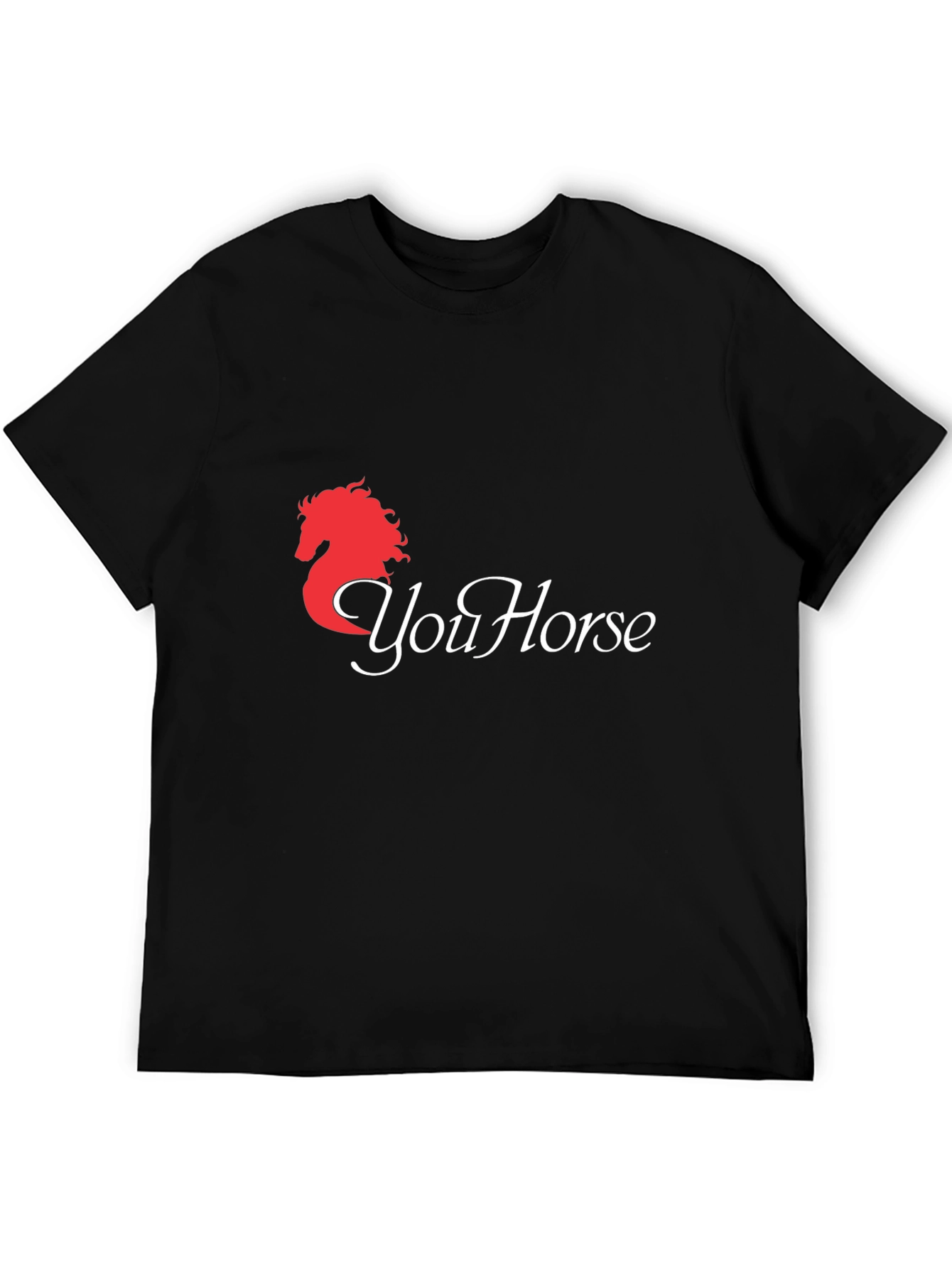 YouHorse Black Graphic Tee - Equestrian Style