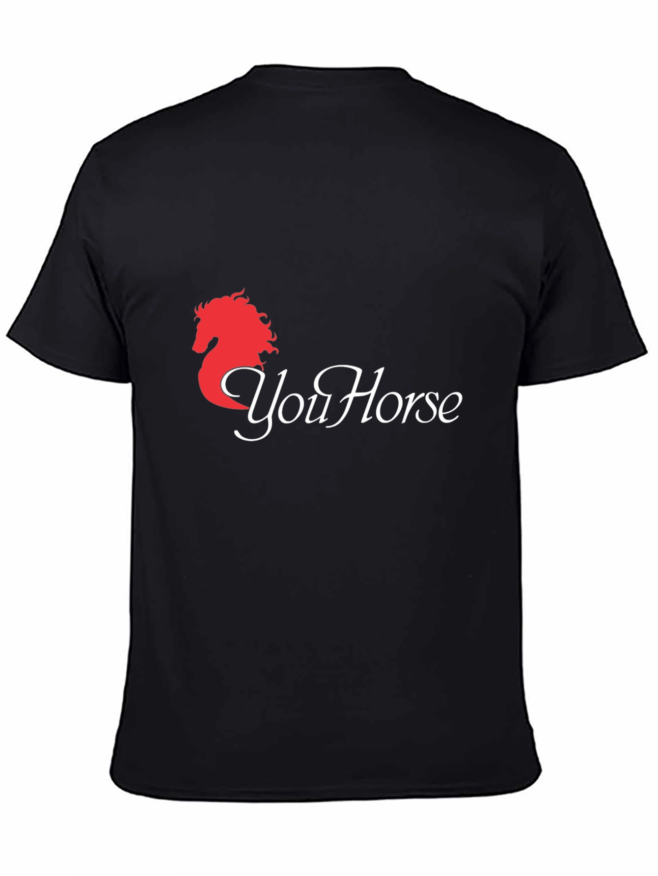 YouHorse Black Graphic Tee - Equestrian Style