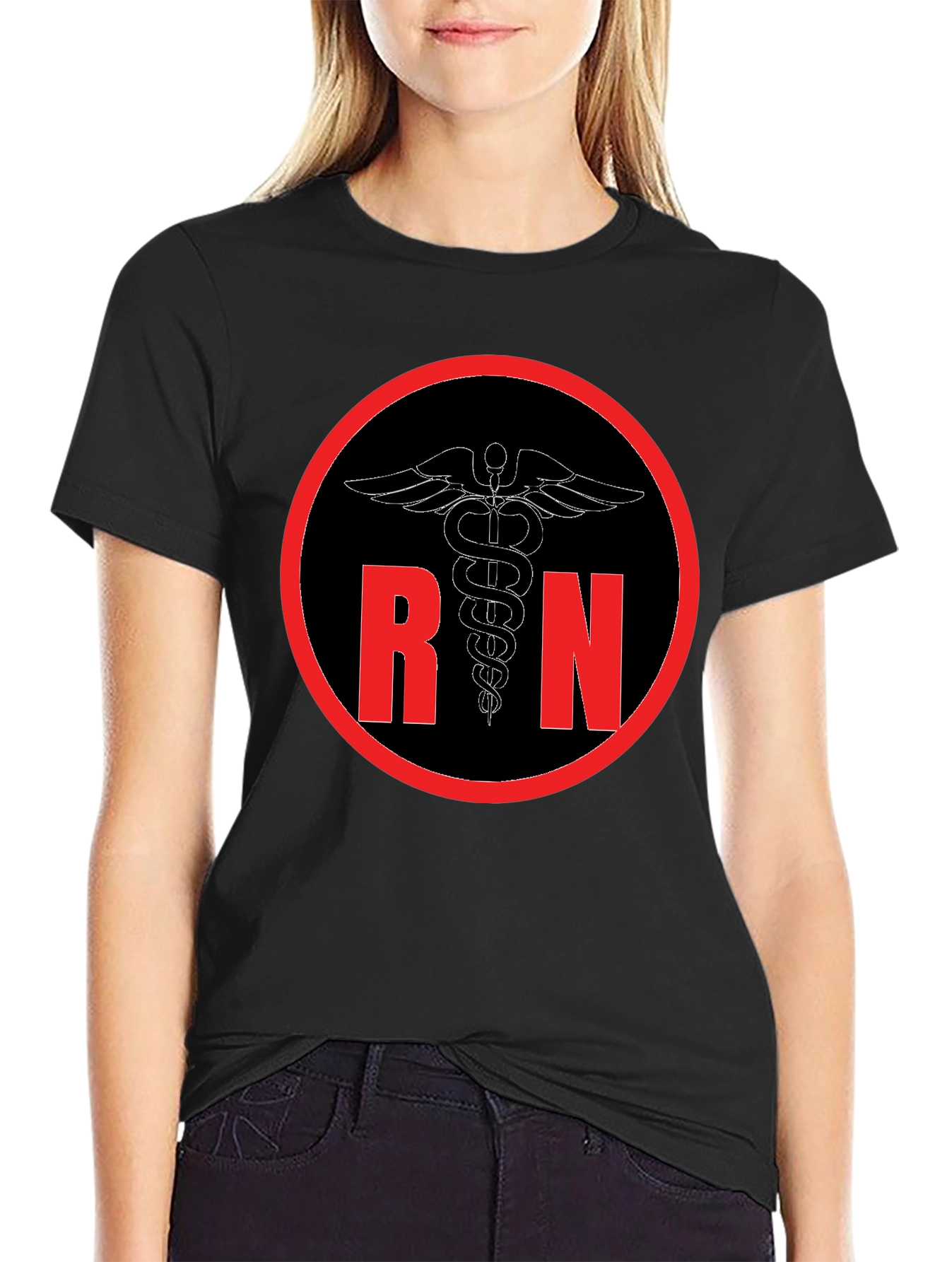 RN Caduceus T-Shirt - Registered Nurse Apparel