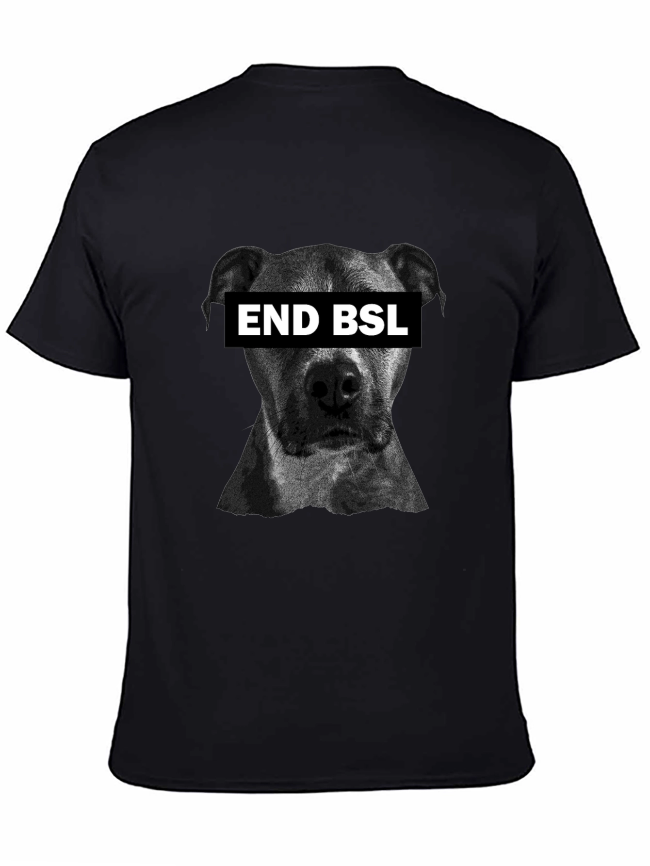 End BSL T-Shirt - Black Cotton Tee