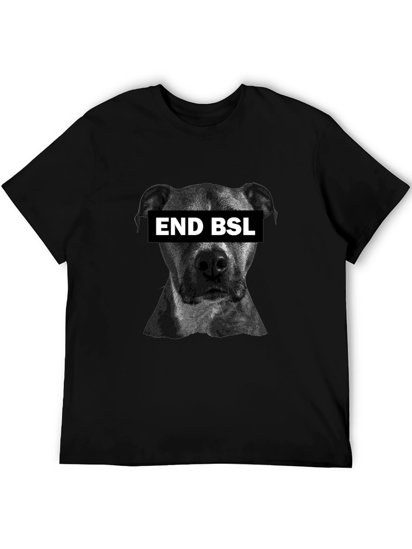 End BSL T-Shirt - Black Cotton Tee