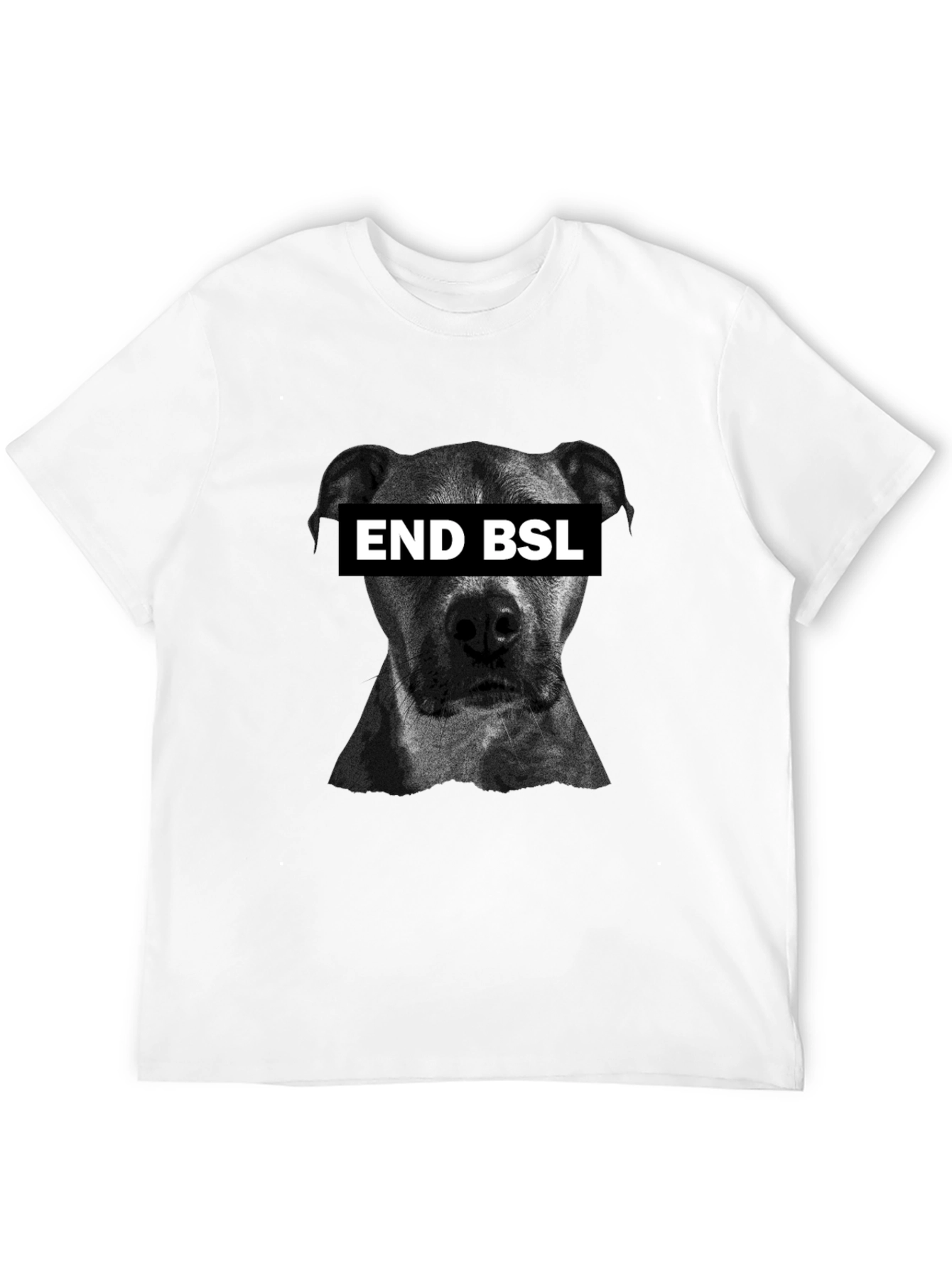 End BSL T-Shirt - Black Cotton Tee