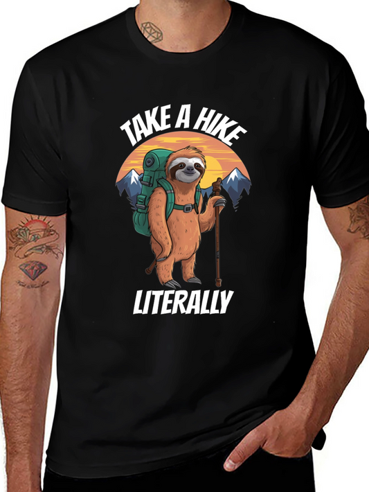 Take a Hike Sloth Graphic T-Shirt