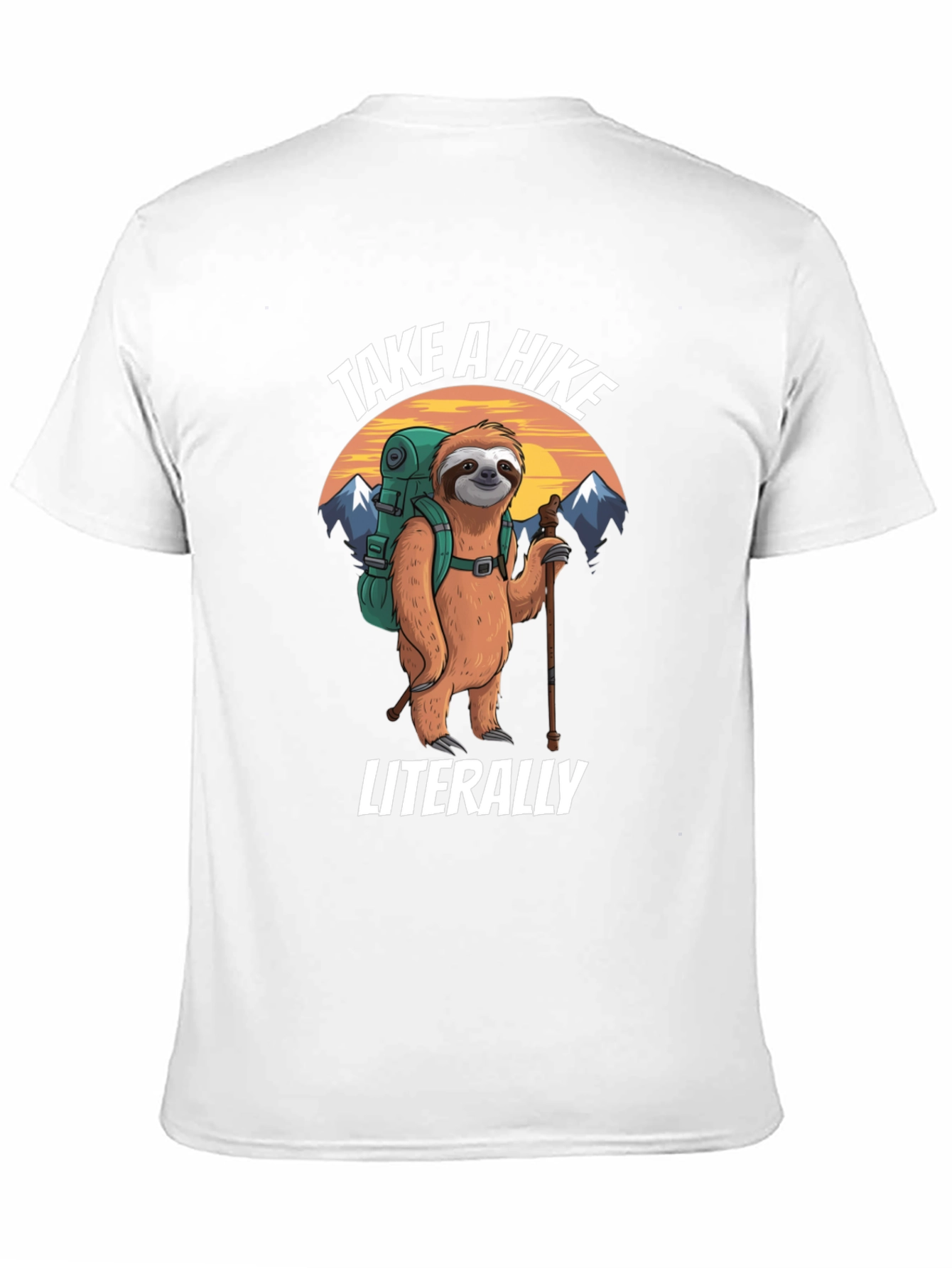 Take a Hike Sloth Graphic T-Shirt