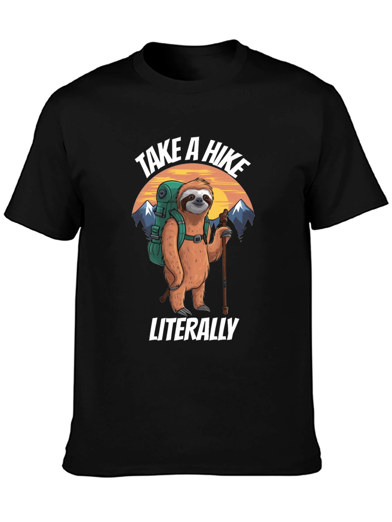 Take a Hike Sloth Graphic T-Shirt