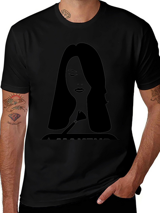 Makeup Artist Silhouette Black T-Shirt