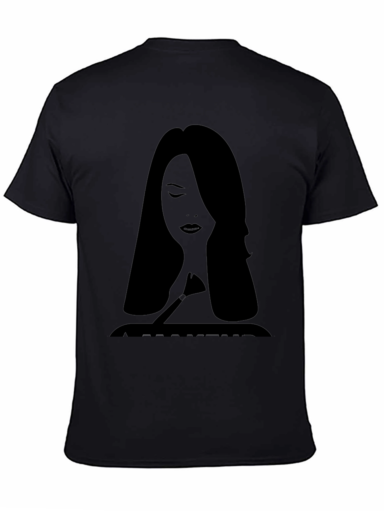 Makeup Artist Silhouette Black T-Shirt