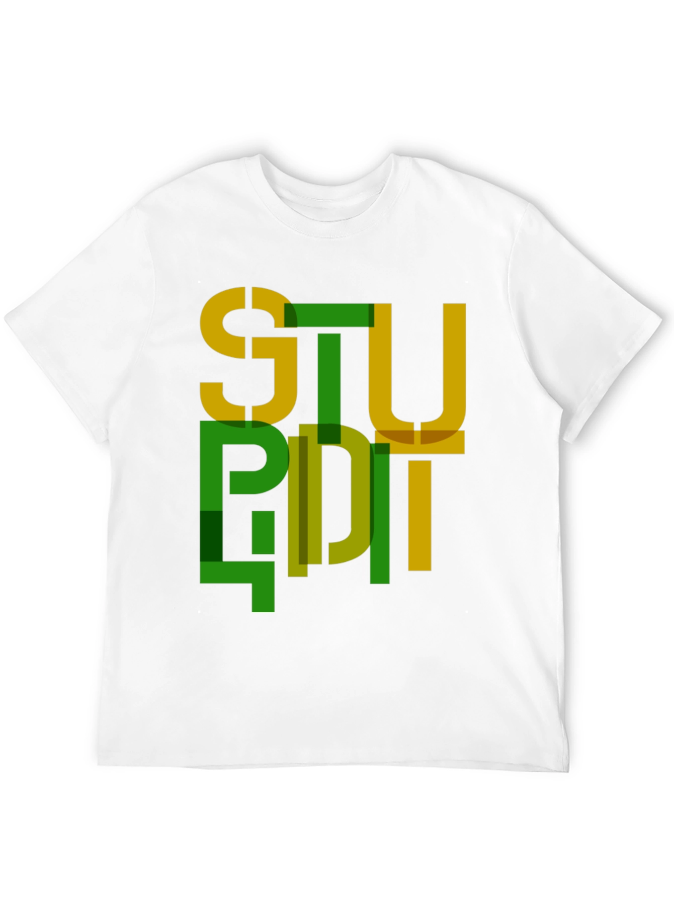 Abstract Stupid Graphic Tee - Modern Streetwear