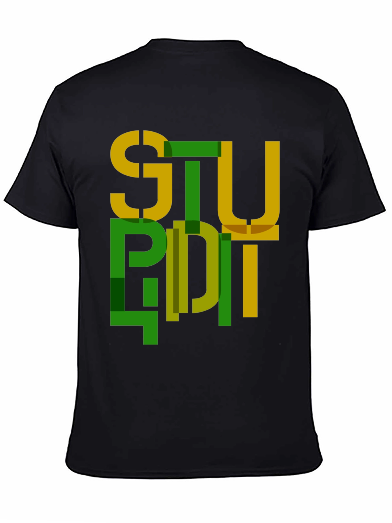 Abstract Stupid Graphic Tee - Modern Streetwear