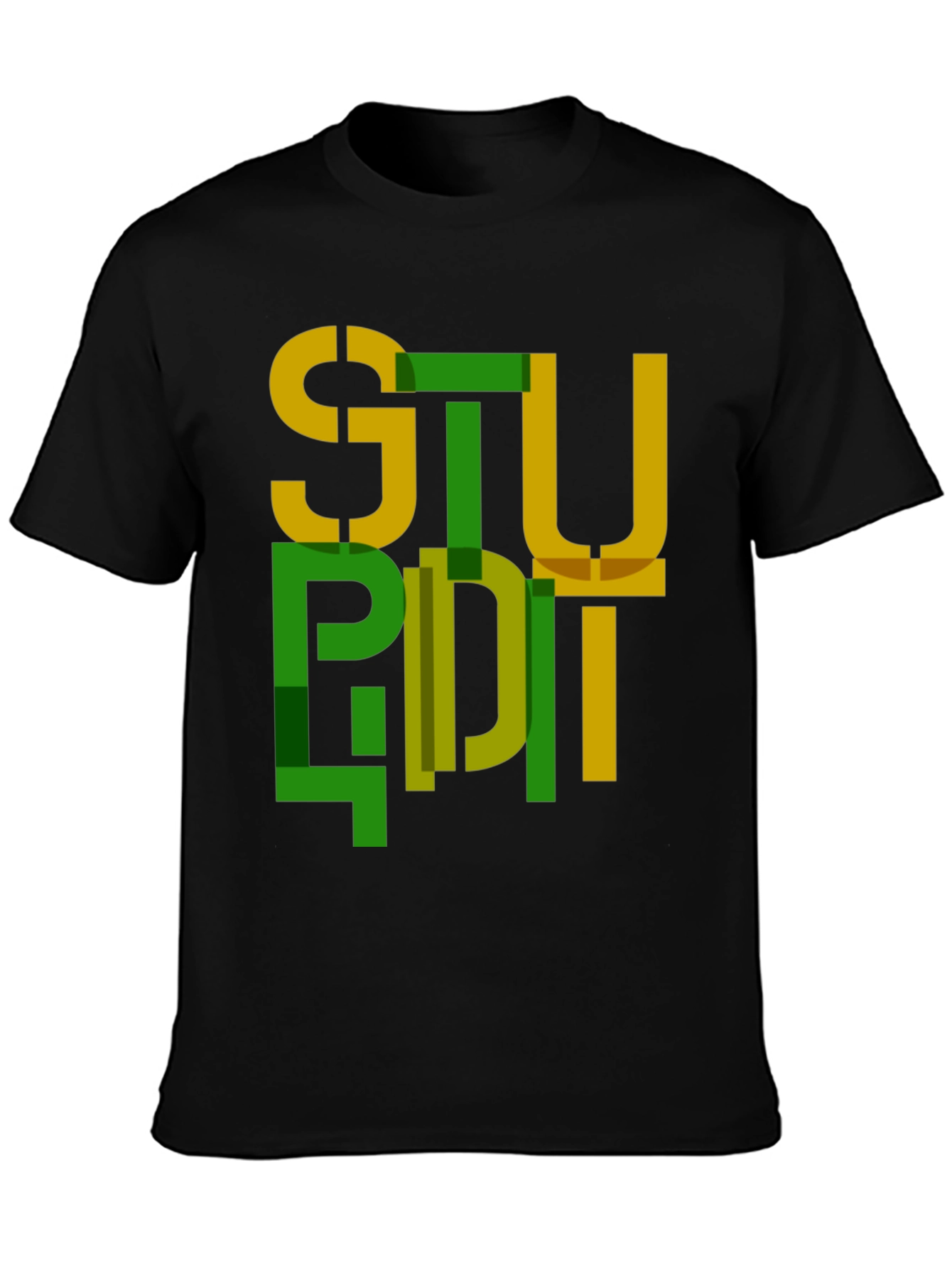 Abstract Stupid Graphic Tee - Modern Streetwear