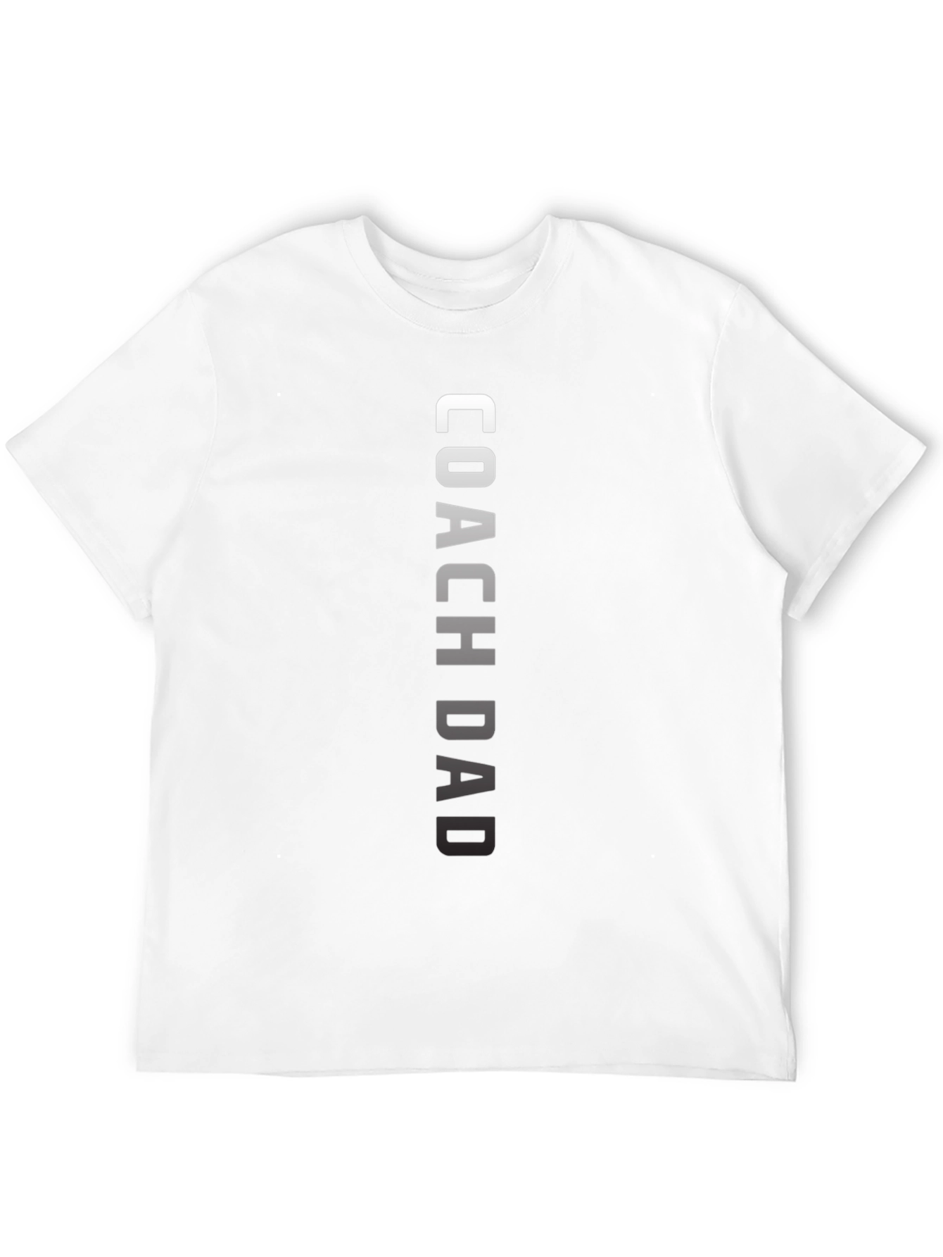 Coach Dad Graphic T-Shirt - Black Casual Tee