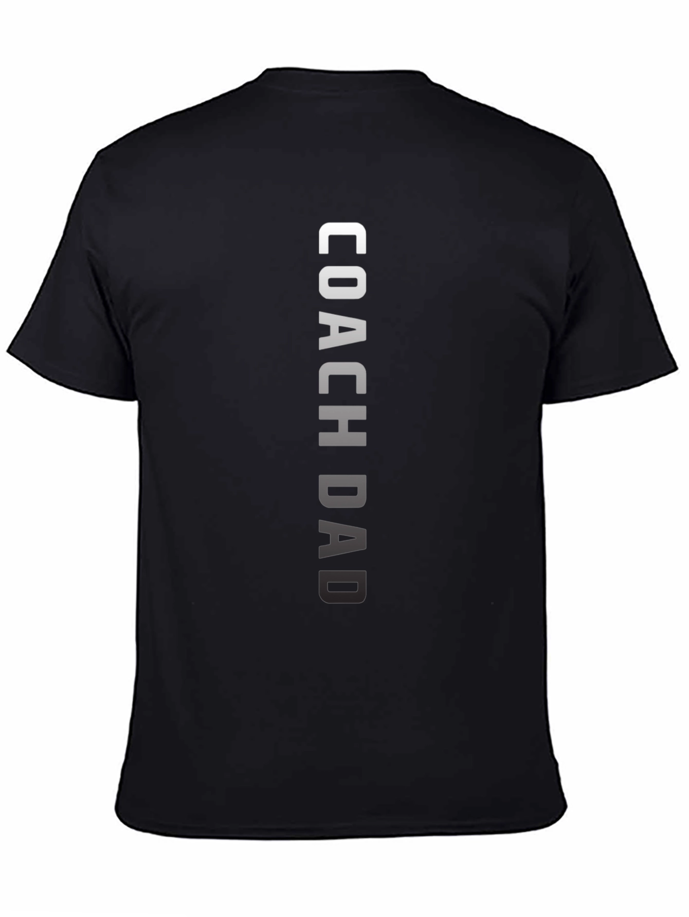 Coach Dad Graphic T-Shirt - Black Casual Tee