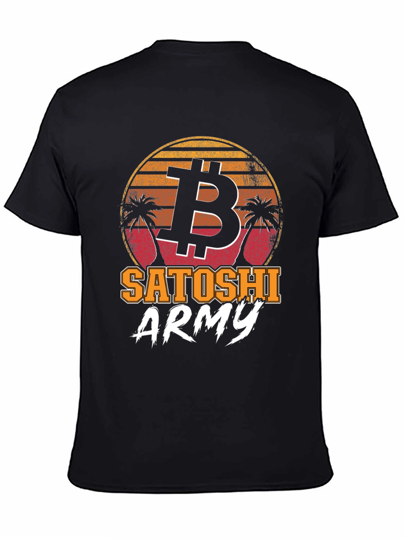 Bitcoin Satoshi Army Graphic Tee