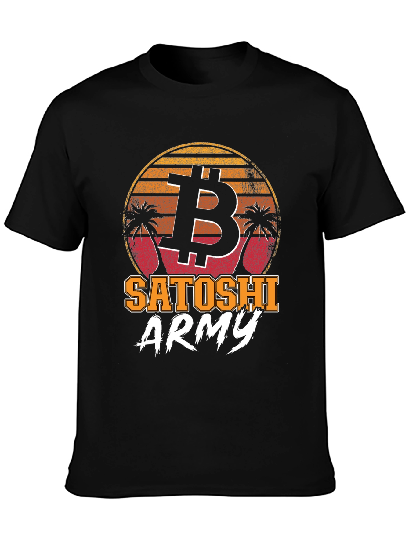 Bitcoin Satoshi Army Graphic Tee
