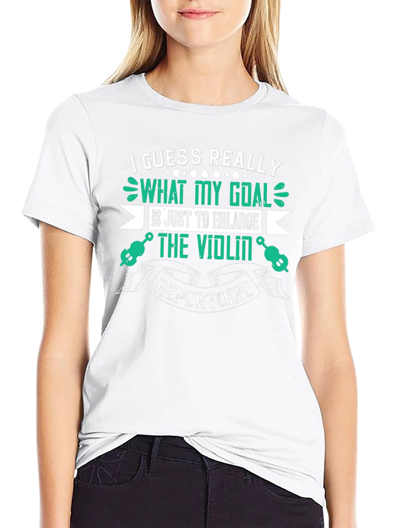 Violin Repertoire Graphic Tee - Music Lovers Shirt