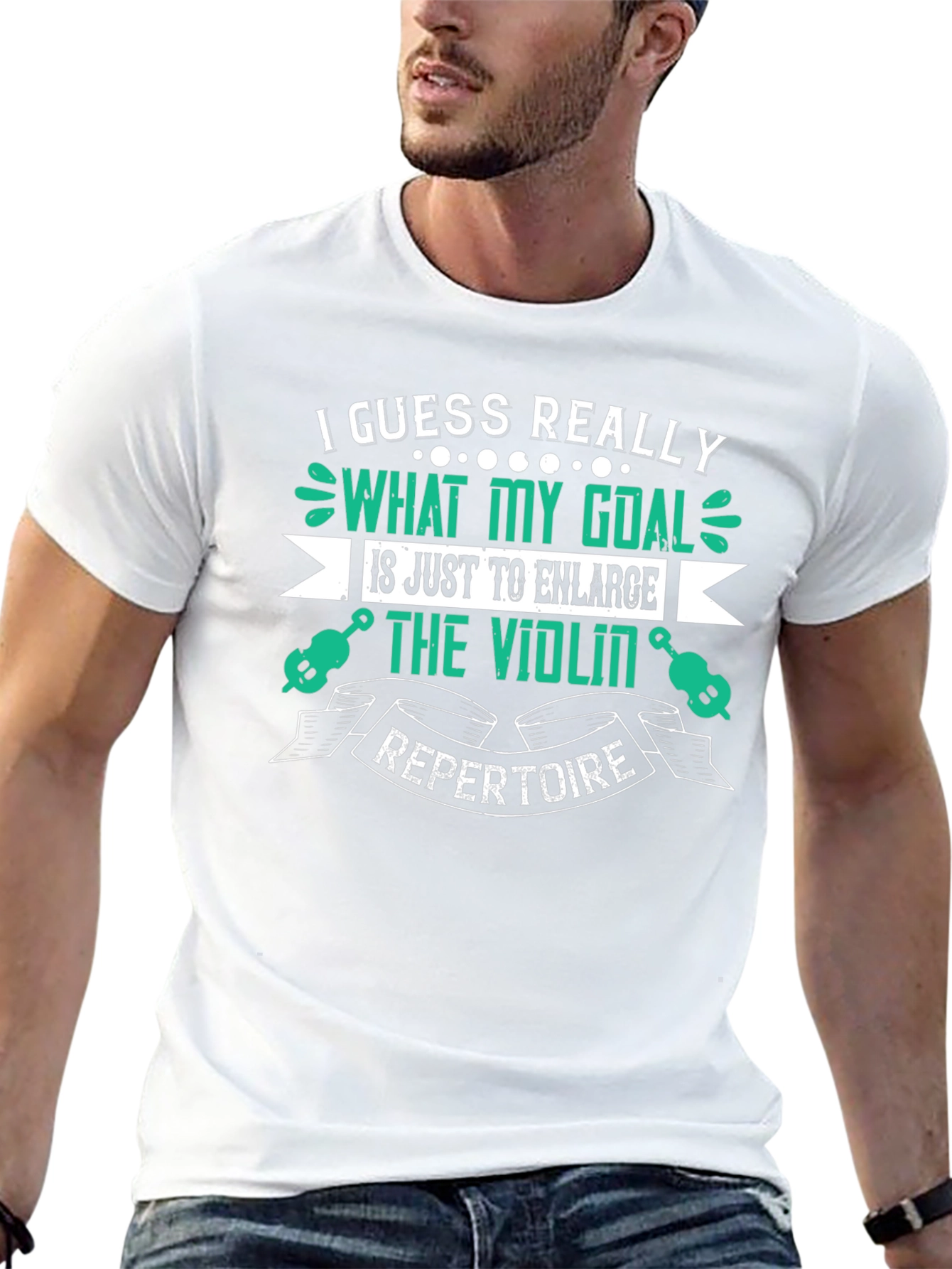Violin Repertoire Graphic Tee - Music Lovers Shirt