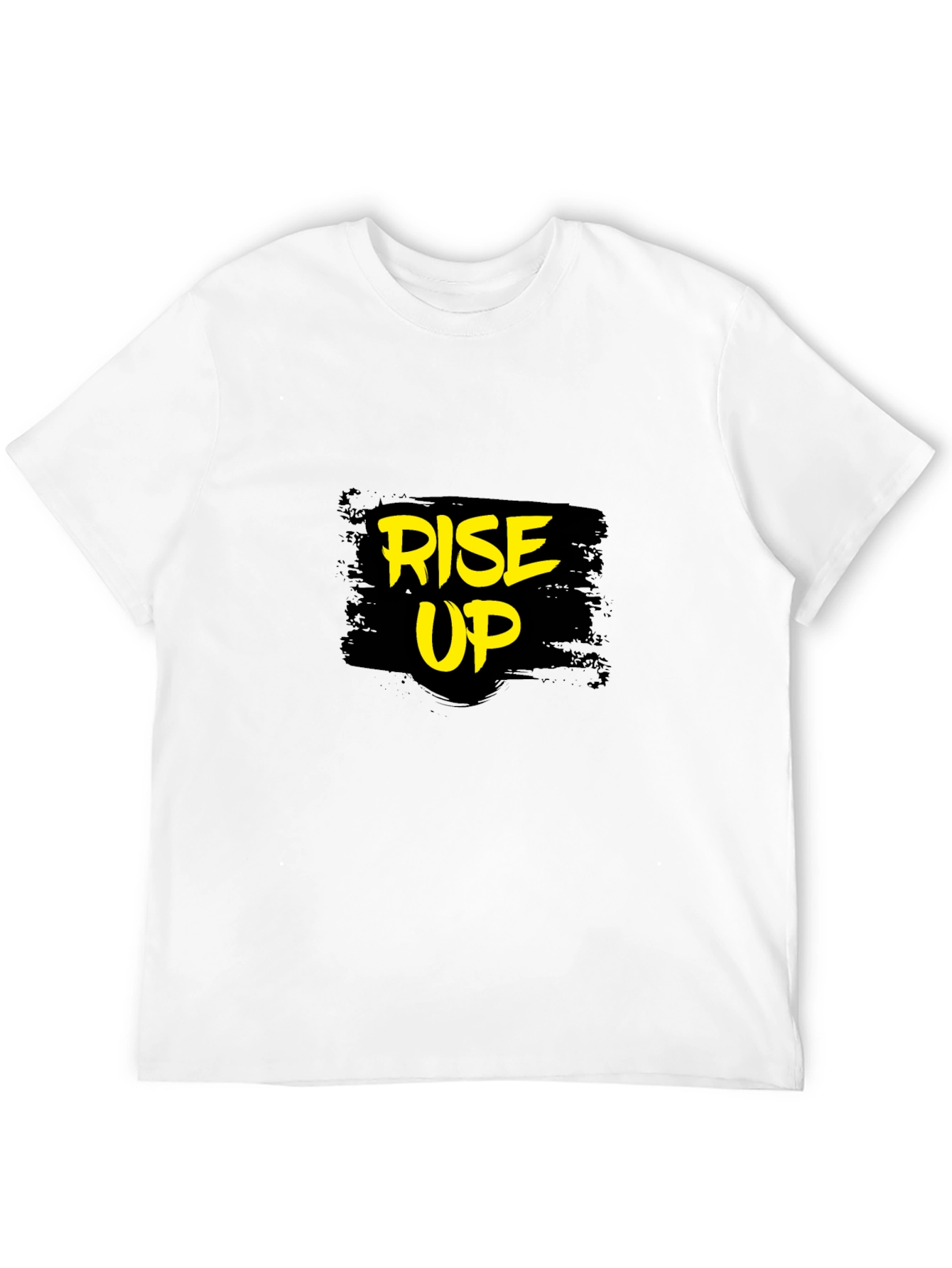 Rise Up Black Graphic T-Shirt