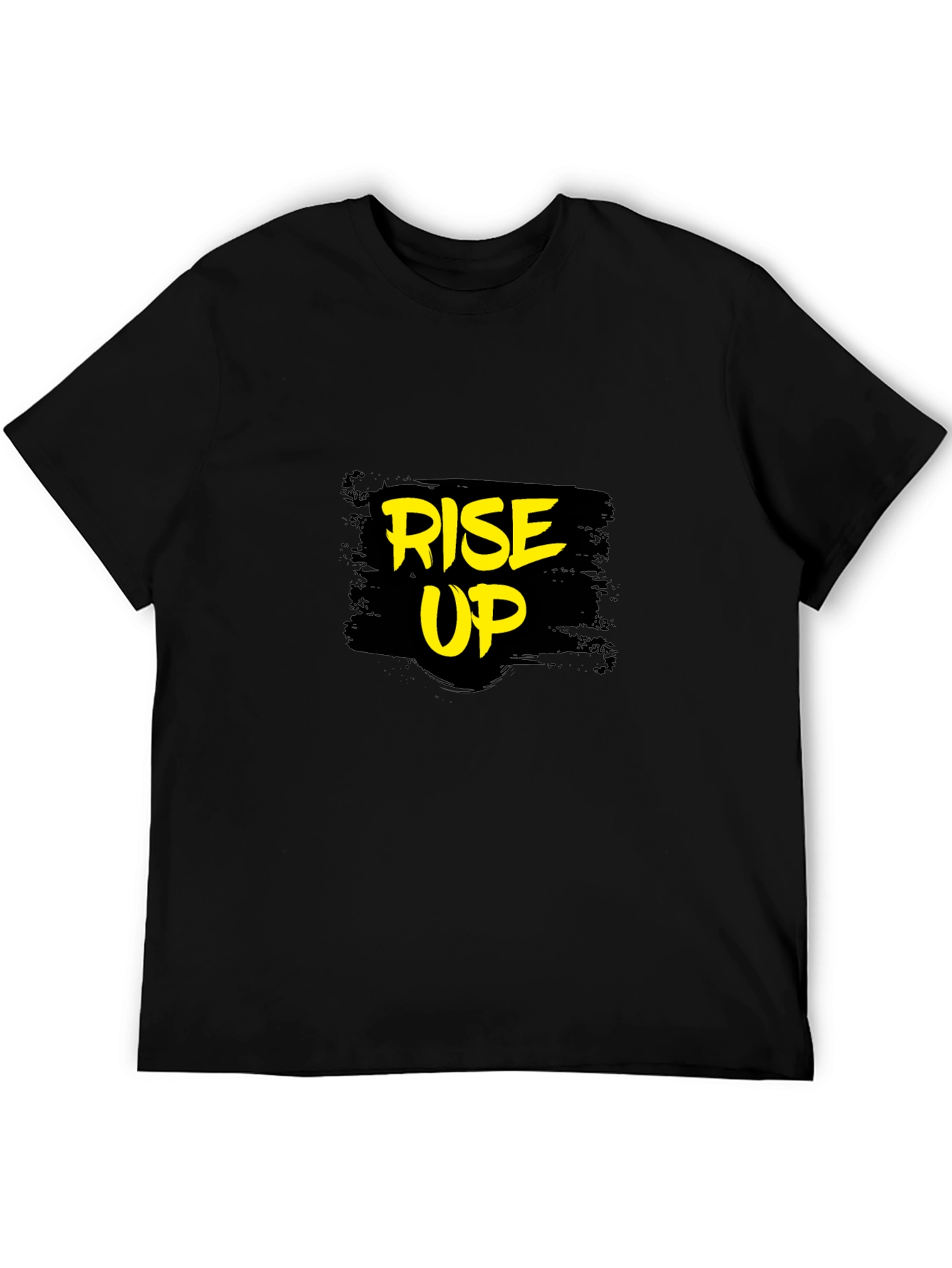 Rise Up Black Graphic T-Shirt