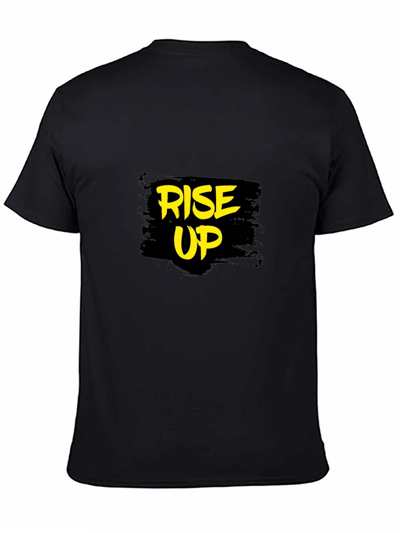 Rise Up Black Graphic T-Shirt