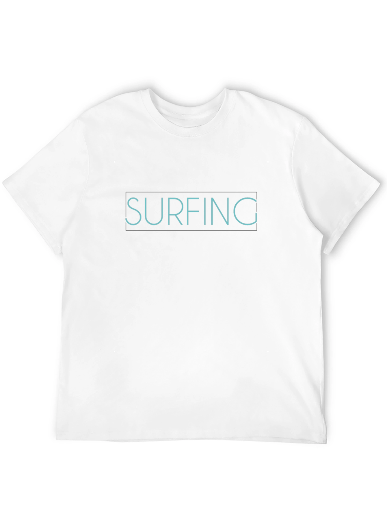 Surfing Graphic Tee - Stylish Black T-Shirt