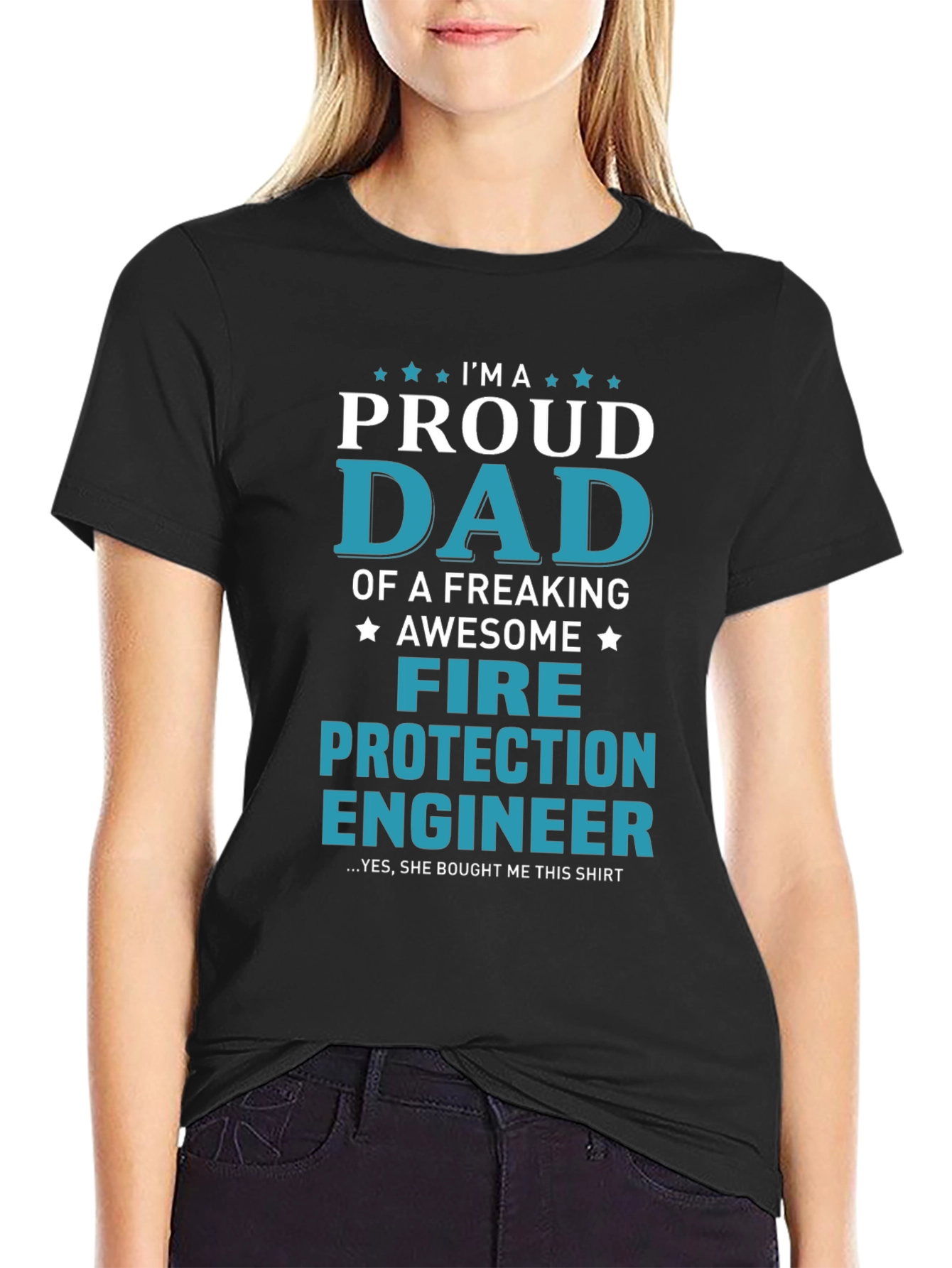 Proud Dad Fire Protection Engineer T-Shirt