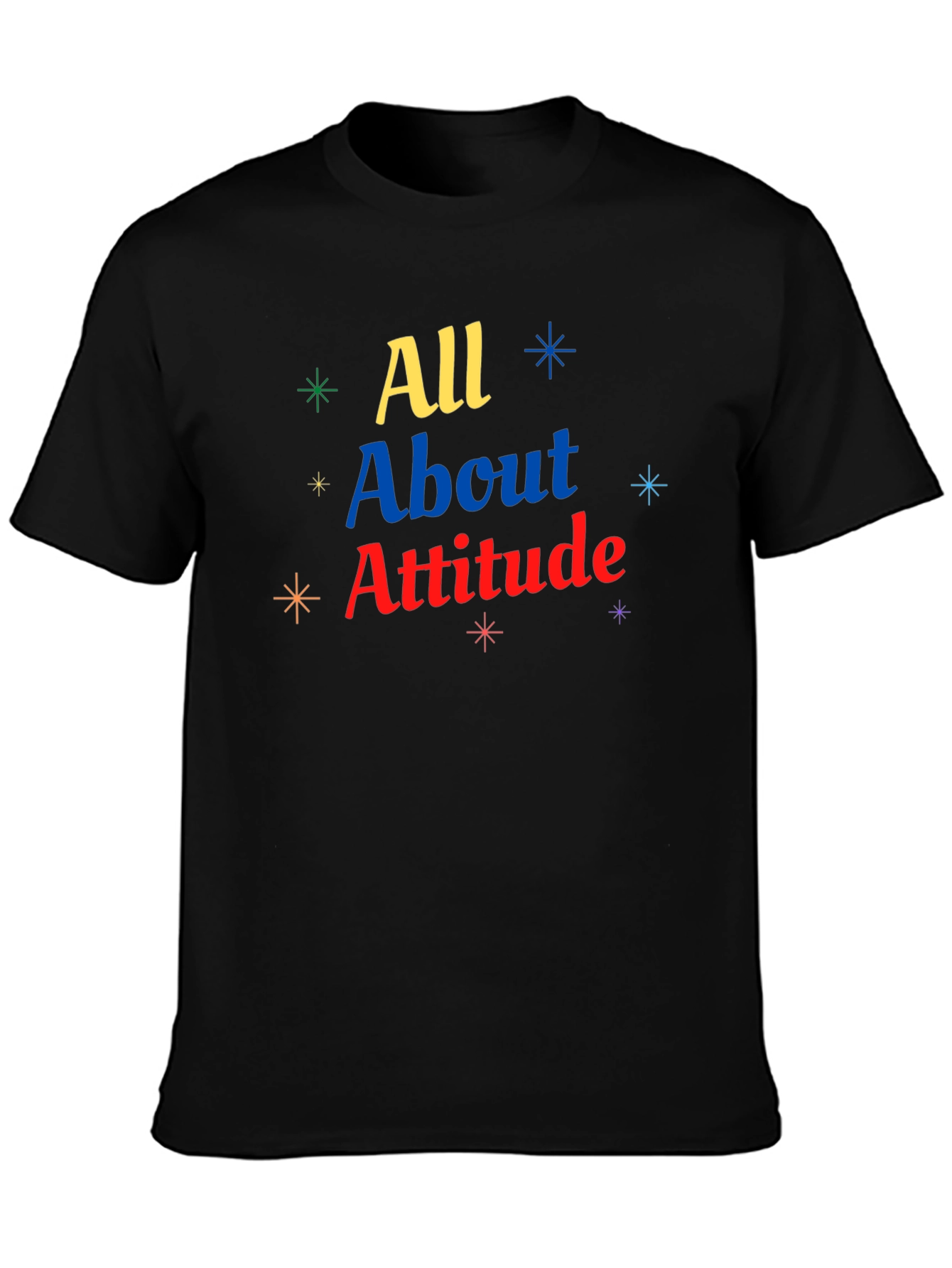 All About Attitude Graphic Tee - Trendy Style