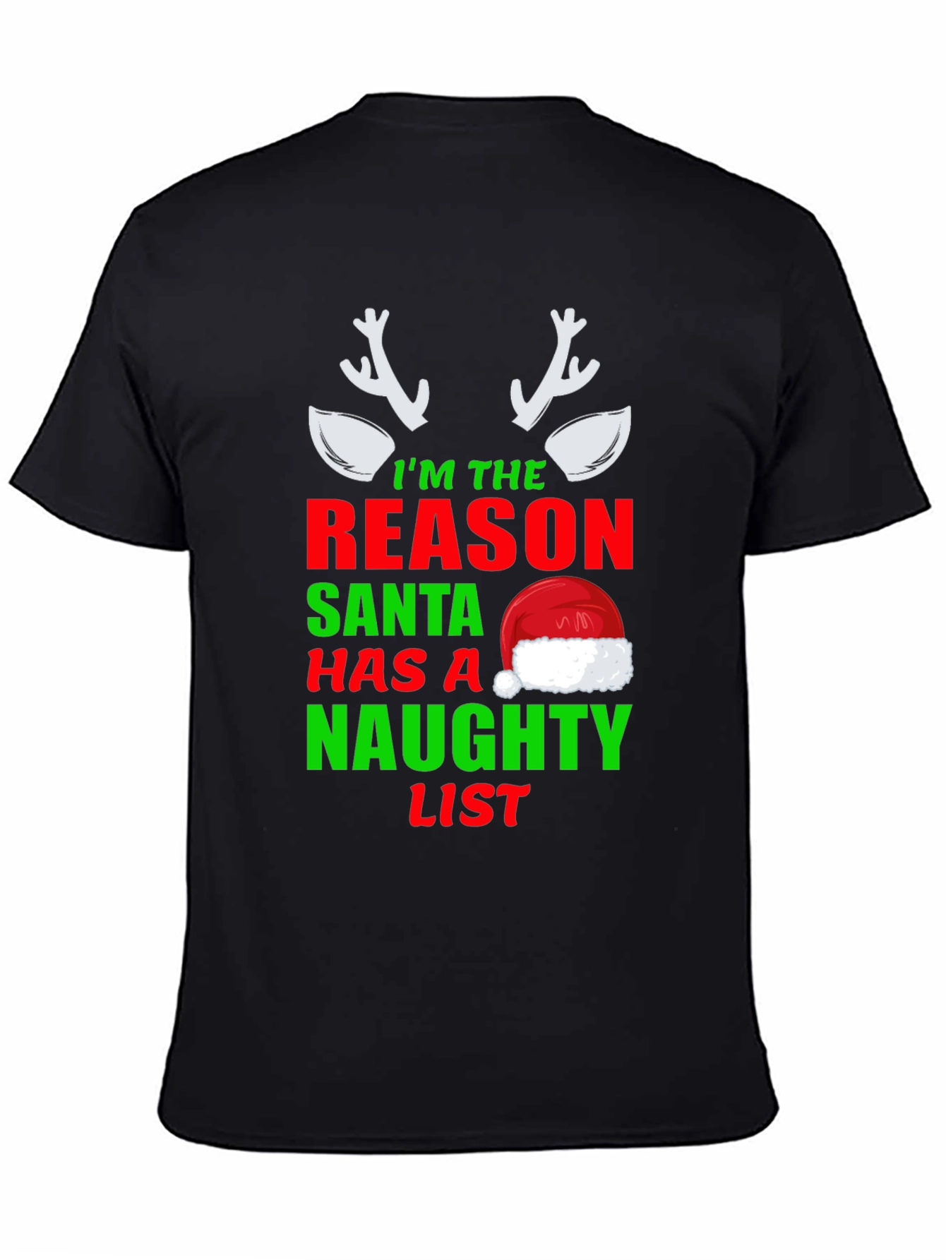Naughty List T-Shirt Funny Christmas Tee