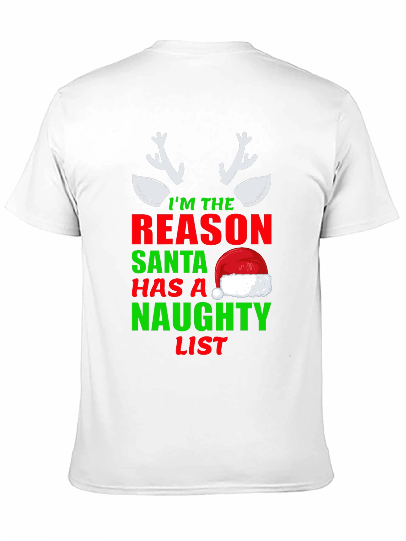 Naughty List T-Shirt Funny Christmas Tee