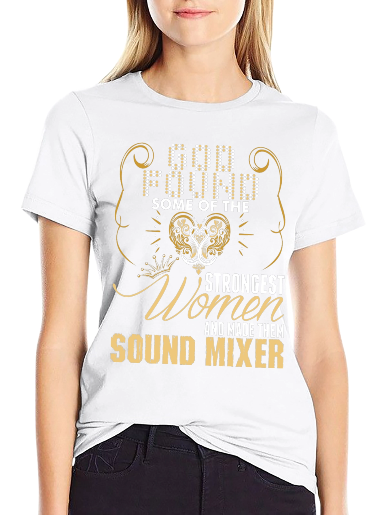 Strongest Women Sound Mixer T-Shirt