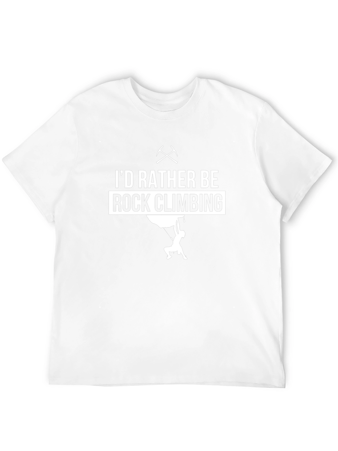 Rock Climbing T-Shirt: Id Rather Be Climbing