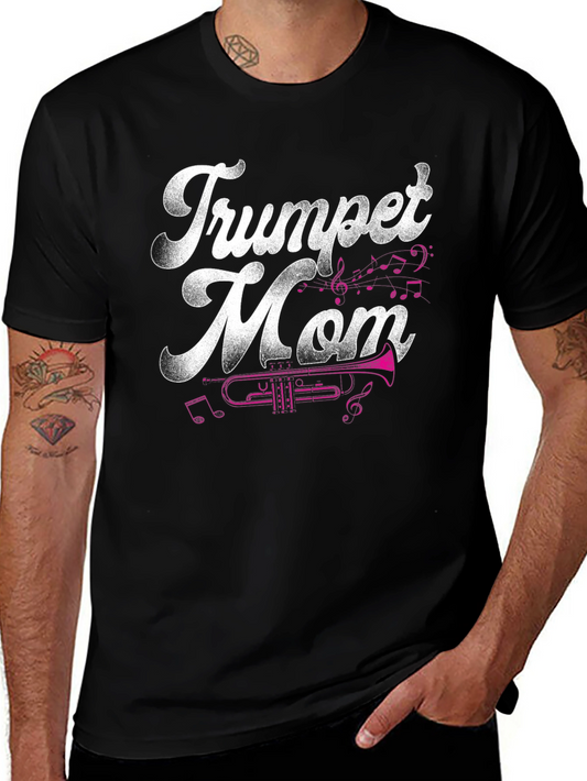 Trumpet Mom Graphic T-Shirt