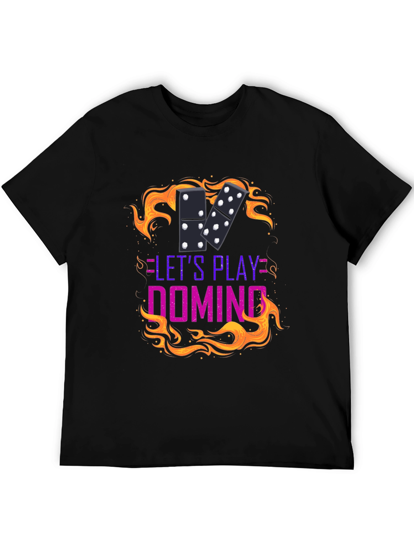 Domino Game T-Shirt - Lets Play Domino!