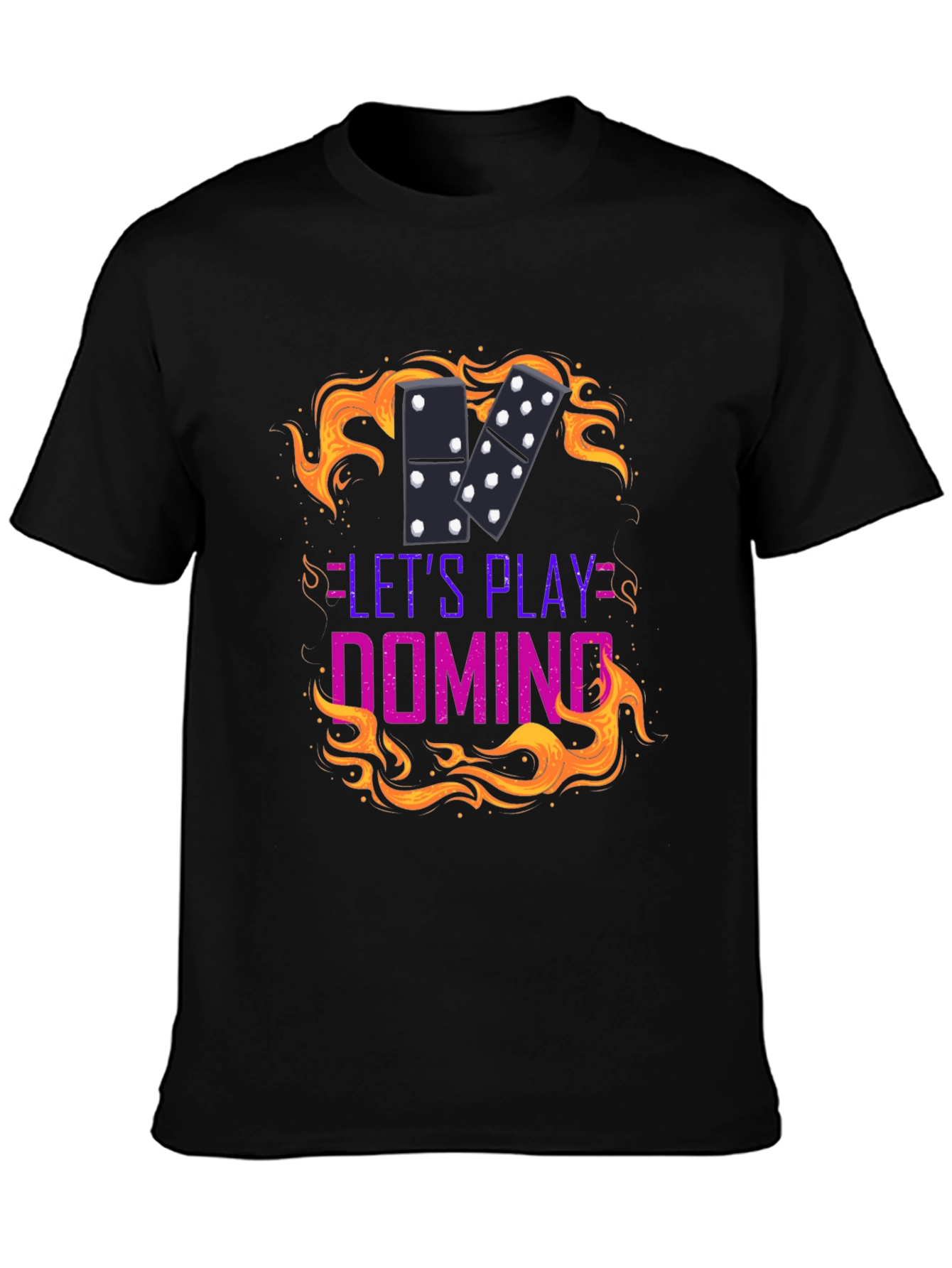 Domino Game T-Shirt - Lets Play Domino!