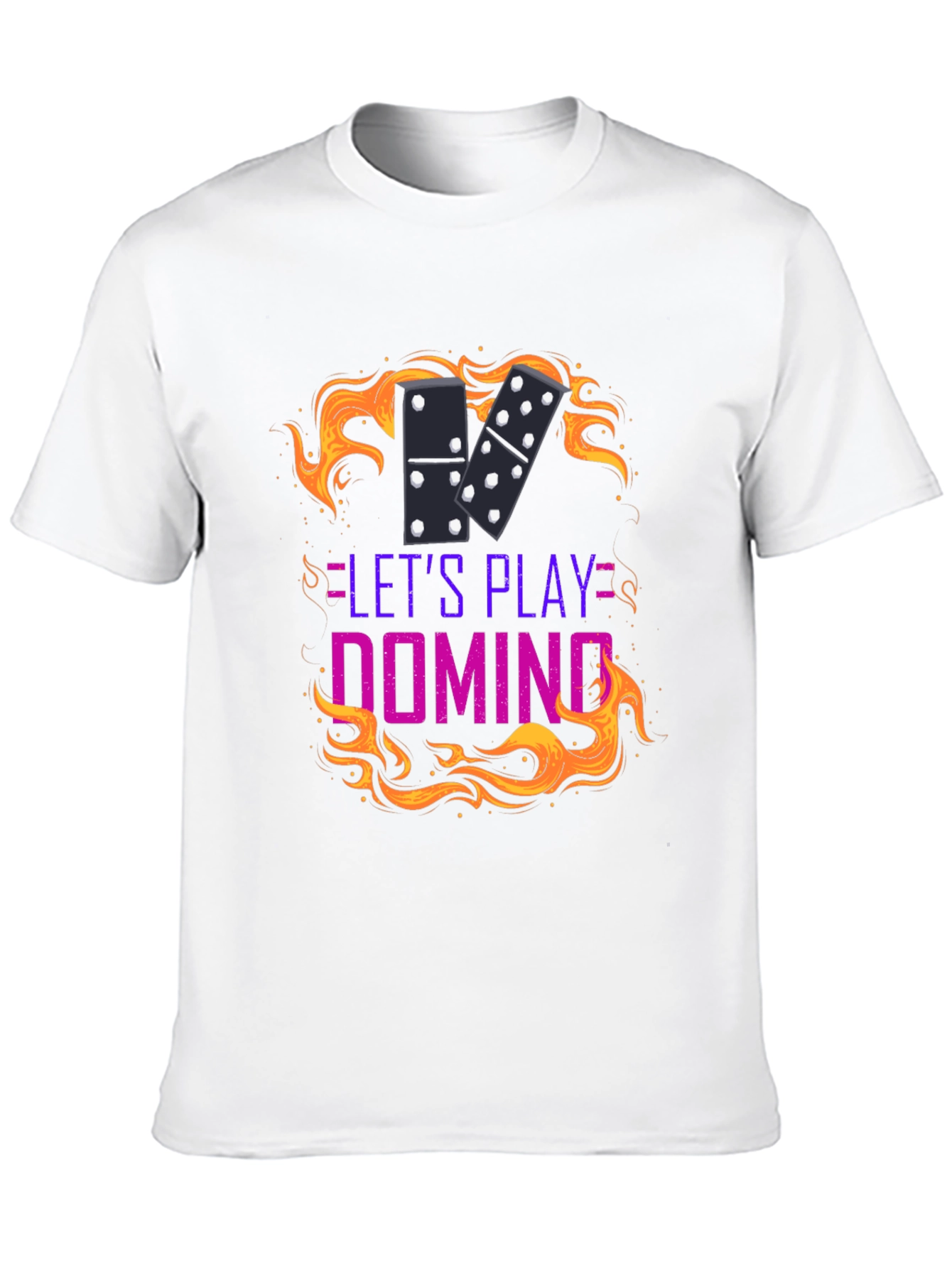 Domino Game T-Shirt - Lets Play Domino!