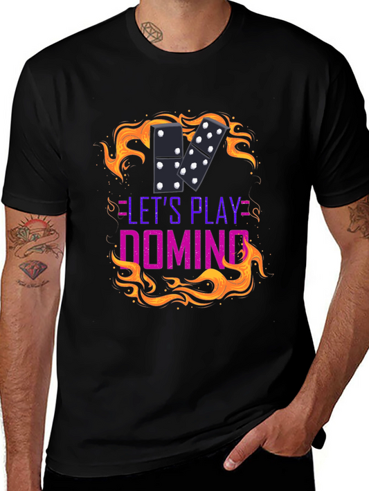 Domino Game T-Shirt - Lets Play Domino!