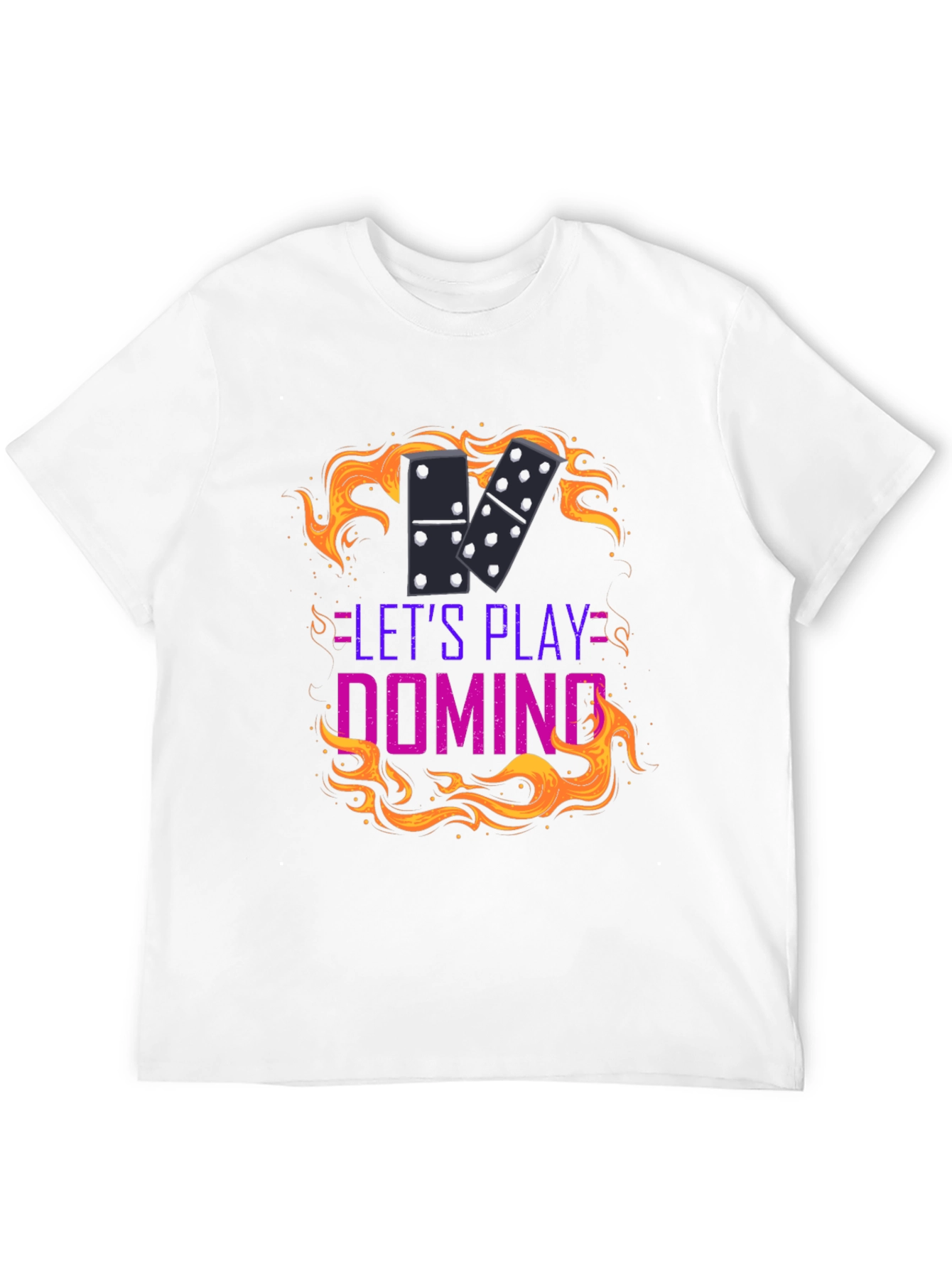 Domino Game T-Shirt - Lets Play Domino!