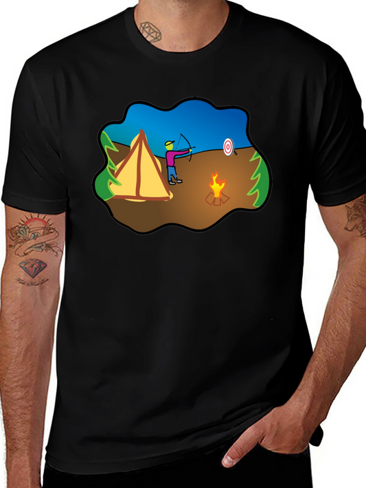 Archery Camping Graphic T-Shirt