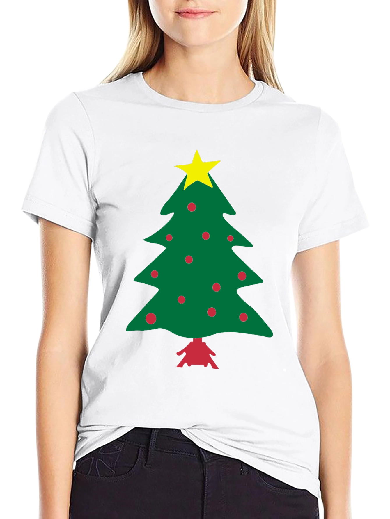 Festive Christmas Tree Graphic Tee