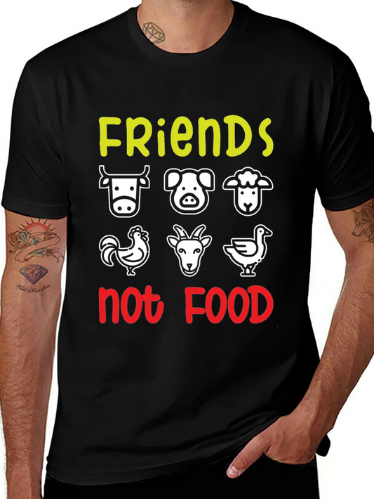 Vegan Friends Not Food T-Shirt