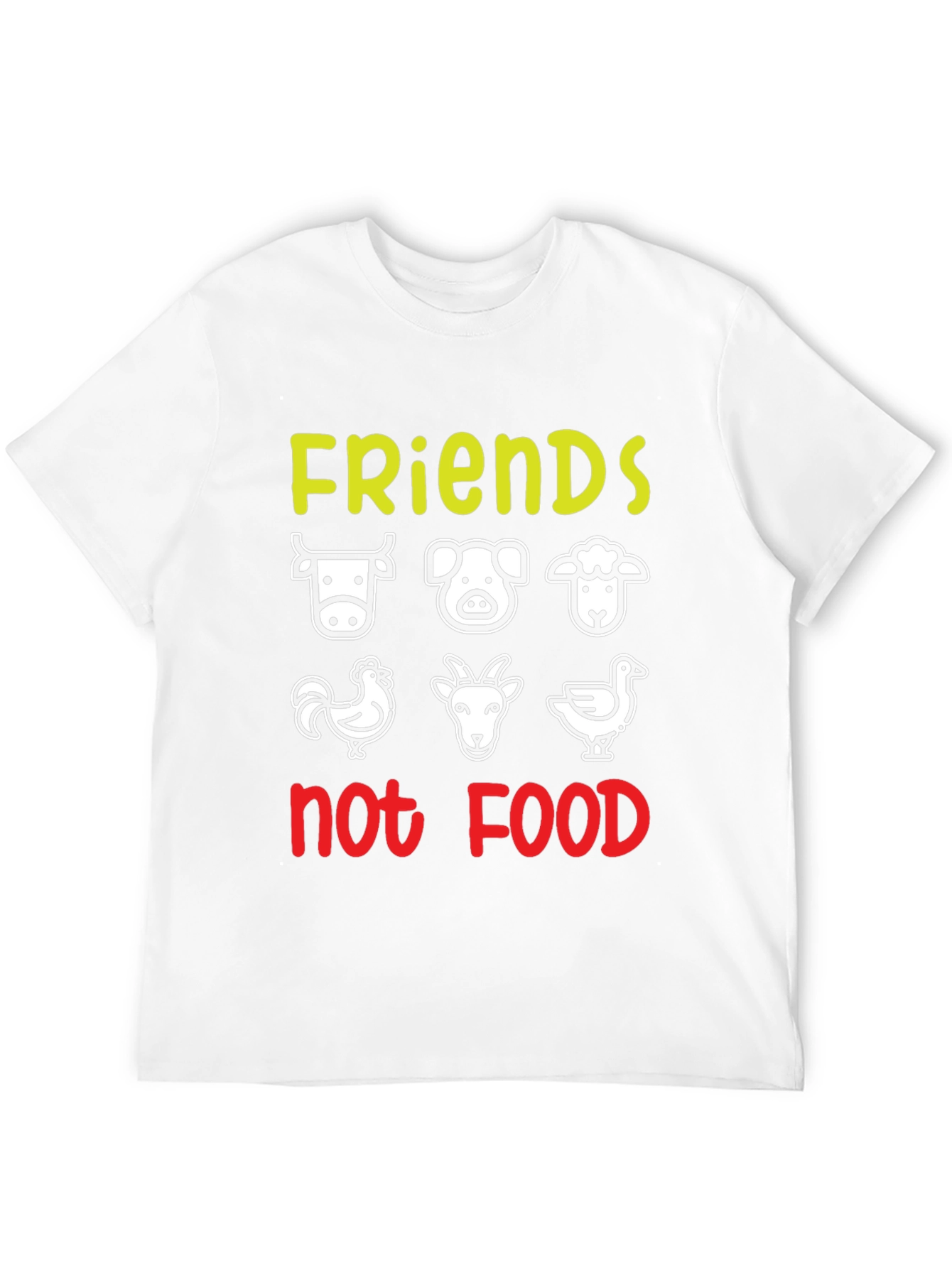 Vegan Friends Not Food T-Shirt