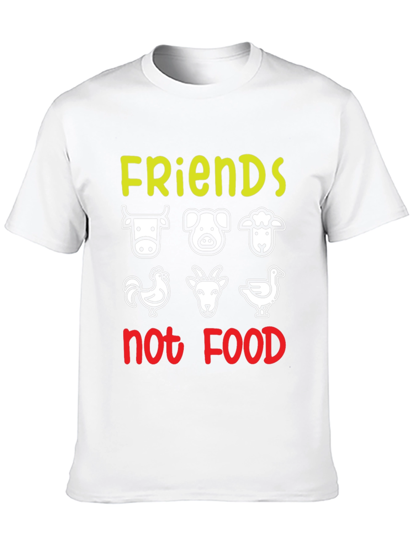 Vegan Friends Not Food T-Shirt