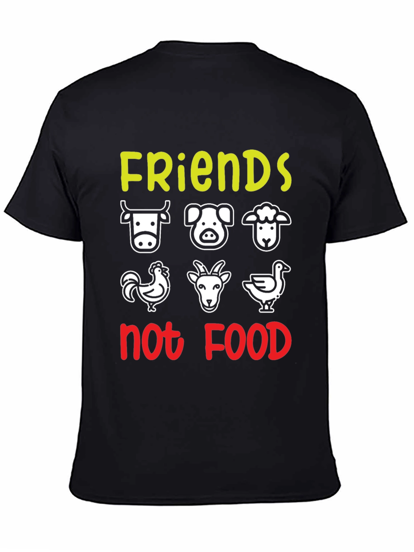Vegan Friends Not Food T-Shirt