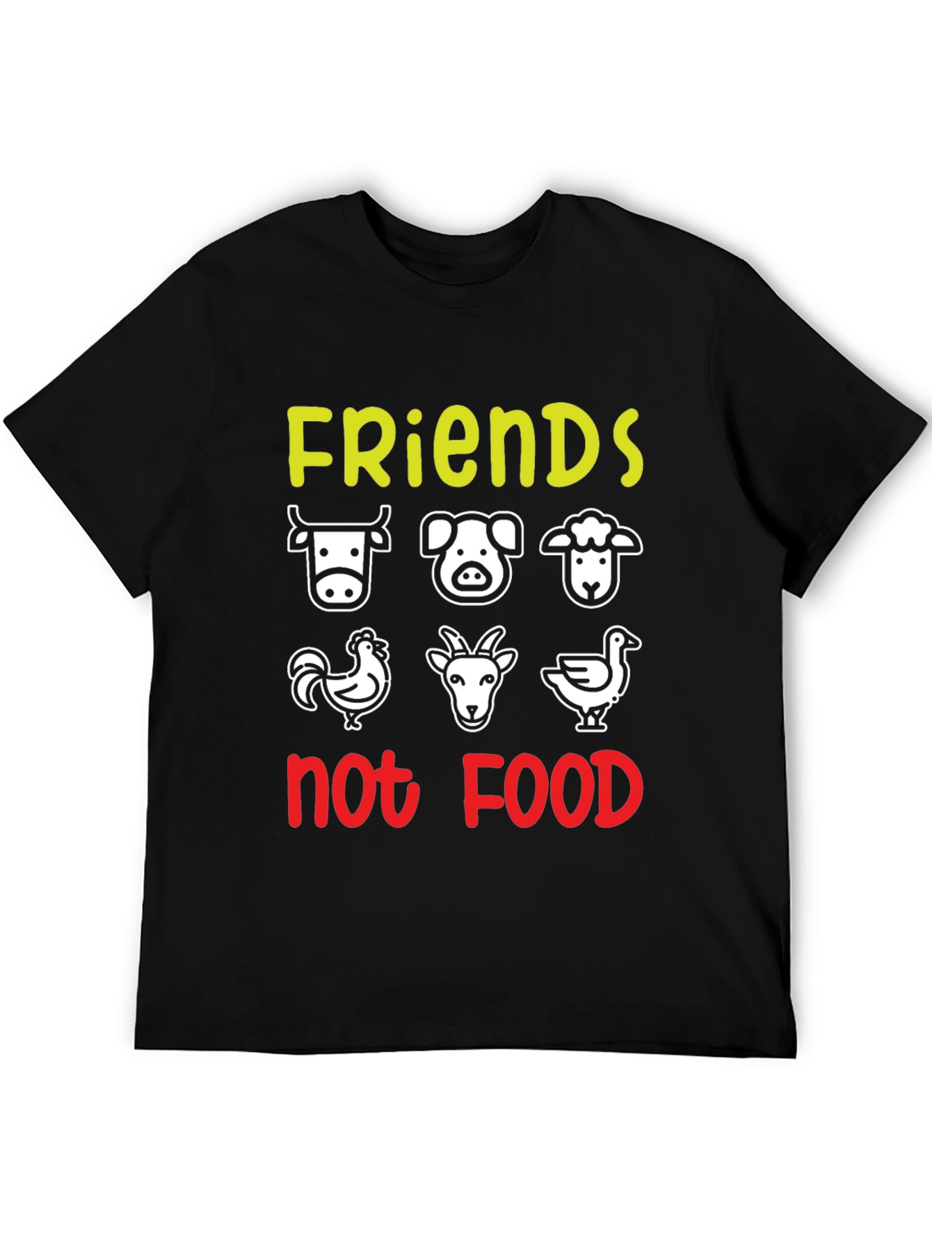 Vegan Friends Not Food T-Shirt