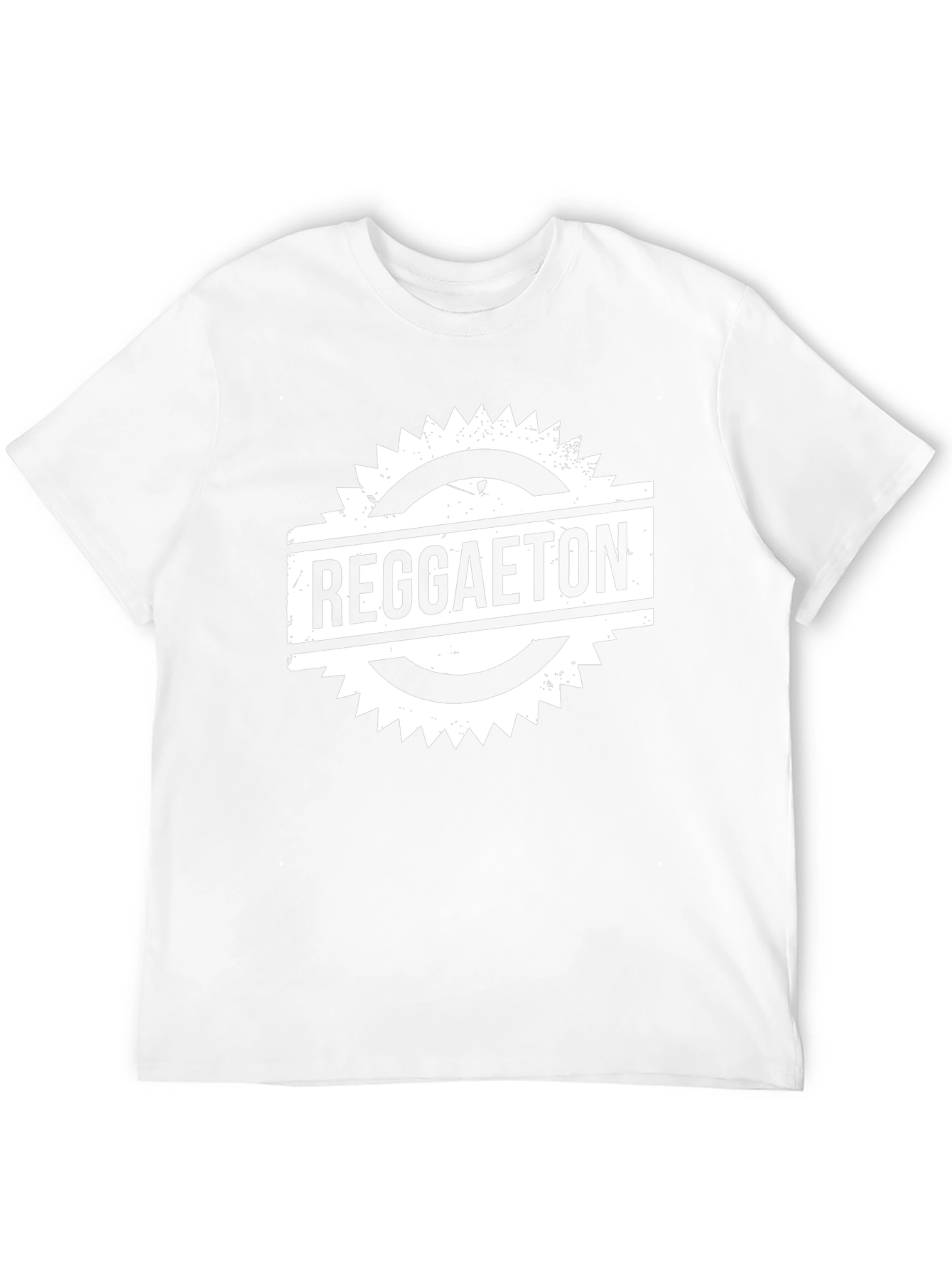 Reggaeton Graphic Print Black T-Shirt