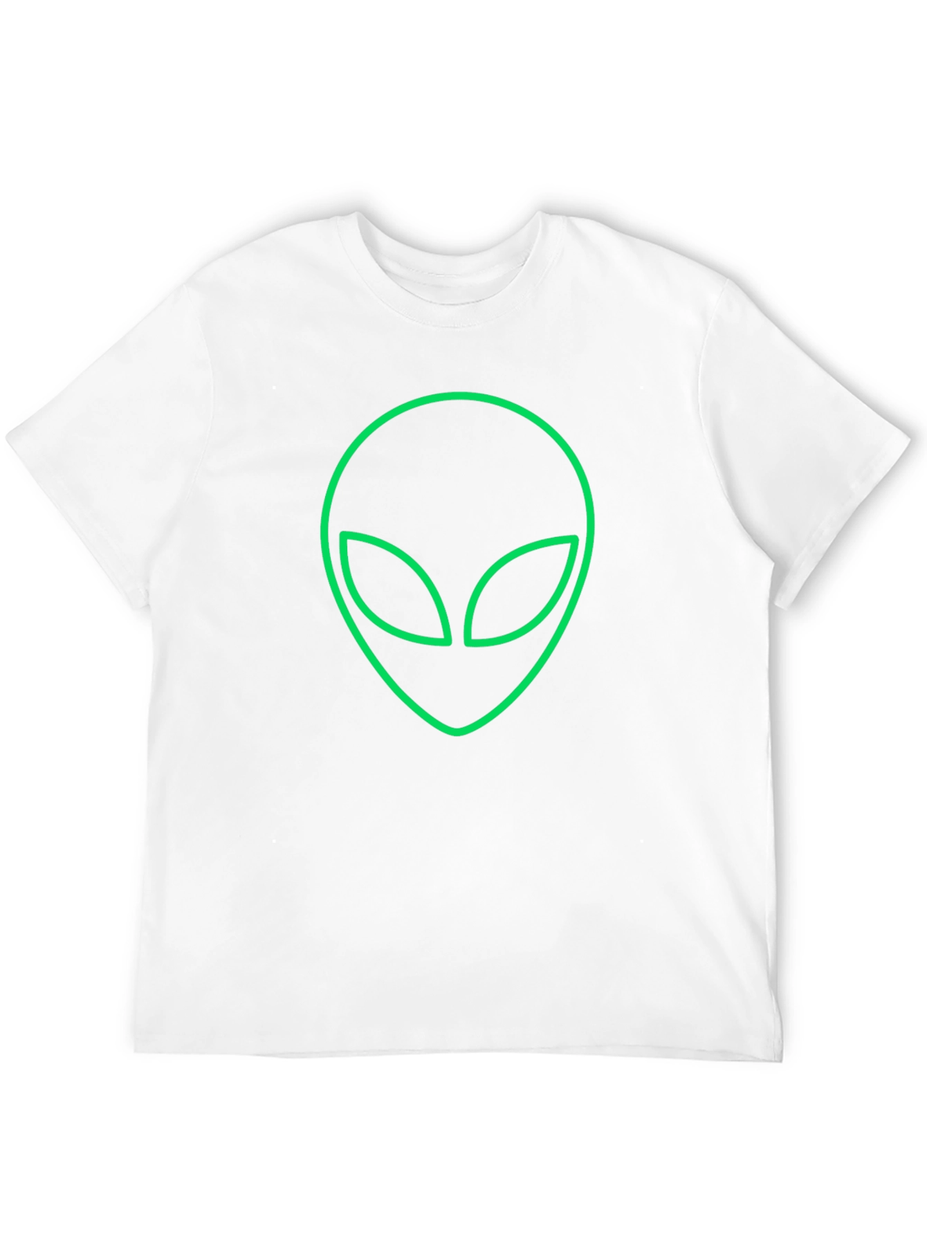 Alien Graphic Tee - Black Casual T-Shirt